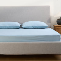 Premium Eco-Cool Mattress Topper Set - Pet Hair Repellent for Dog/Cat Families