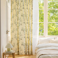 Rustic Floral Curtain