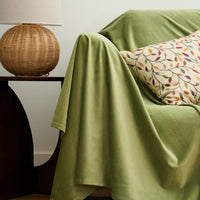 Scratch-Resistant Plain Velvet Sofa / Couch Cover