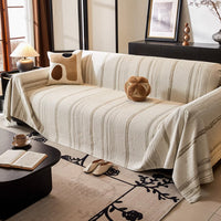 Textured Neutral Sofa Cover