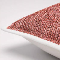 Textured Rose Pillow Cover