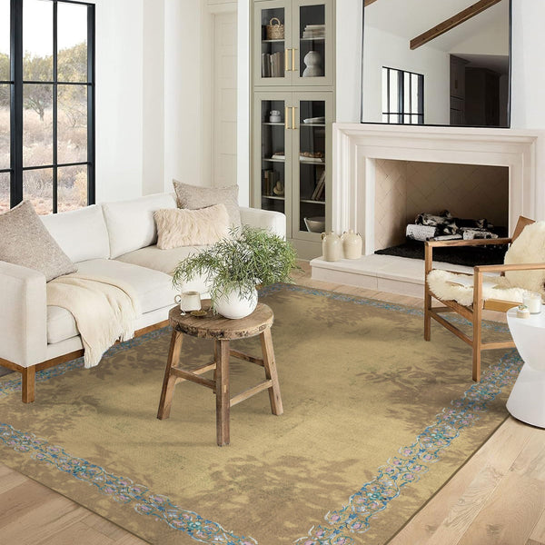 Easy Clean Rug Chic Patterned Indoor Area Rug
