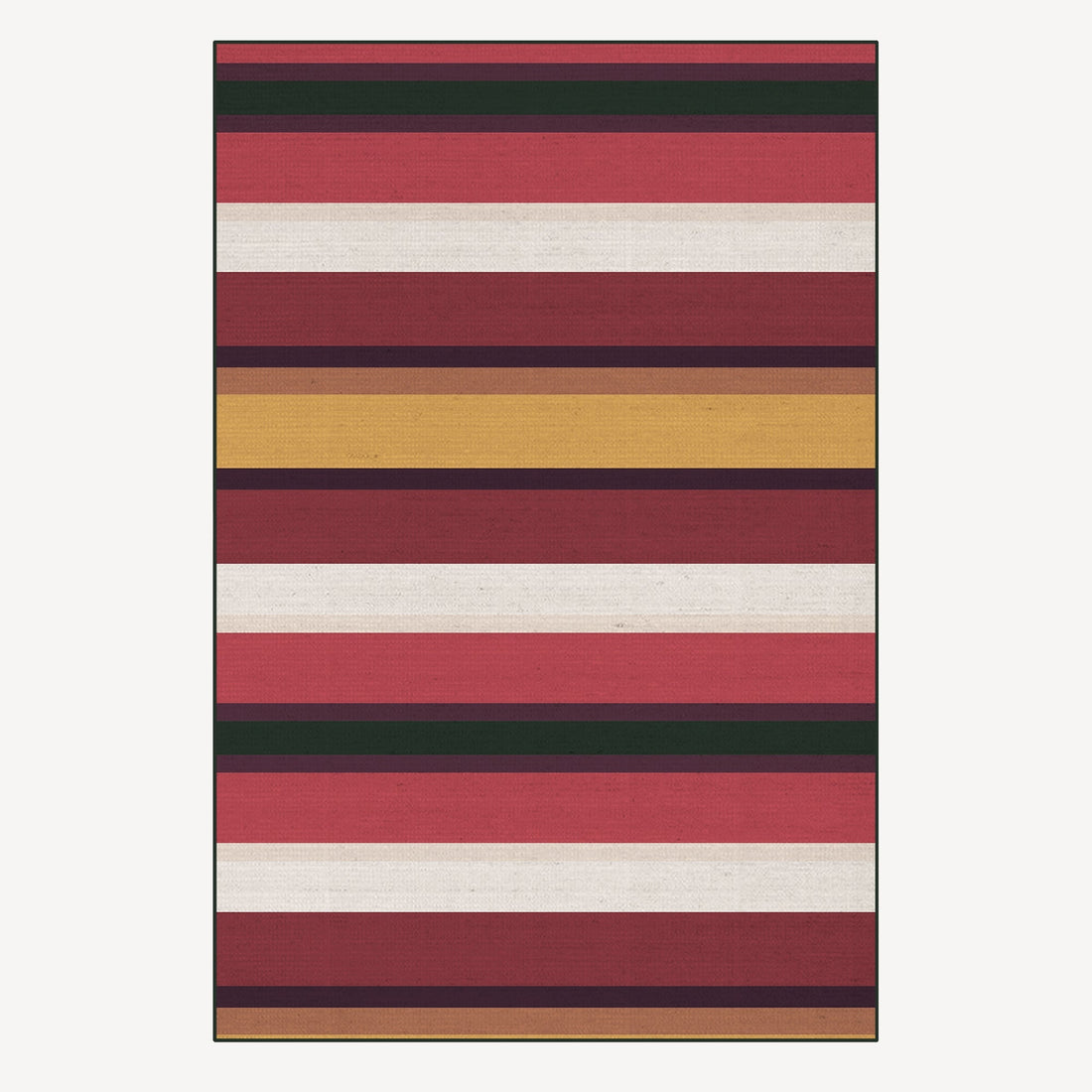 Easy Clean Rug Vintage Stripes Pet Friendly Runner Rug