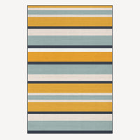 Easy Clean Rug Vintage Stripes Pet Friendly Runner Rug