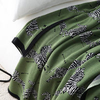 Zebra Safari Throw Blanket