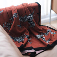 Zebra Safari Throw Blanket
