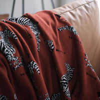 Zebra Safari Throw Blanket